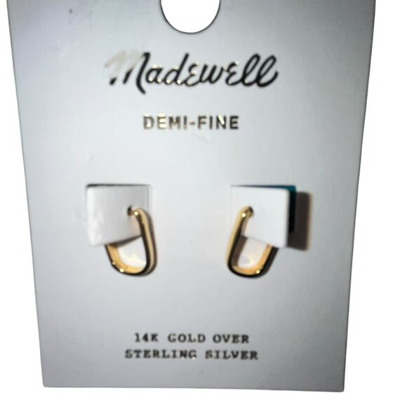 Madewell Jewelry - NWT Madewell Demi-Fine Earrings – 14K Gold Over Sterling Silver